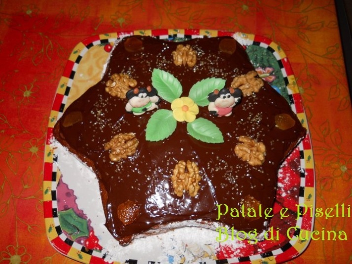 Stella Di Natale Torta.Stella Panna E Cioccolato Patate E Piselli Blog Di Cucina